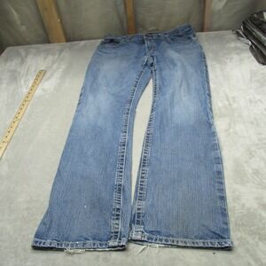 Ariat M4 Jeans Mens 36x32 Medium Wash Denim Relaxed Boot Cut Work Western Baggy